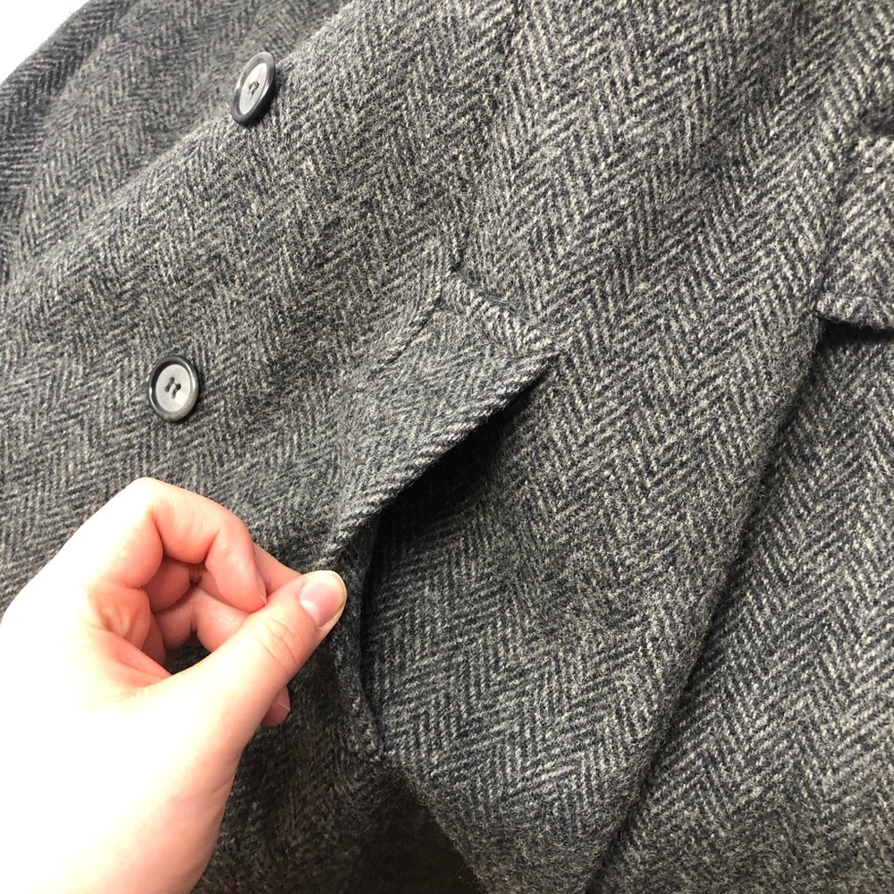 Vintage forecaster of Boston 100% Wool Double-Breasted Women's Coat Size 14 - Picture 10 of 16